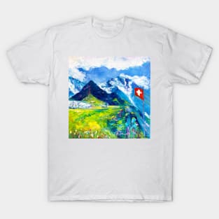 Männlichen. Swiss Alps T-Shirt